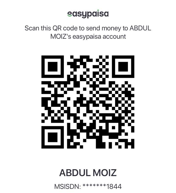 Easypaisa QR — Abdul Moiz